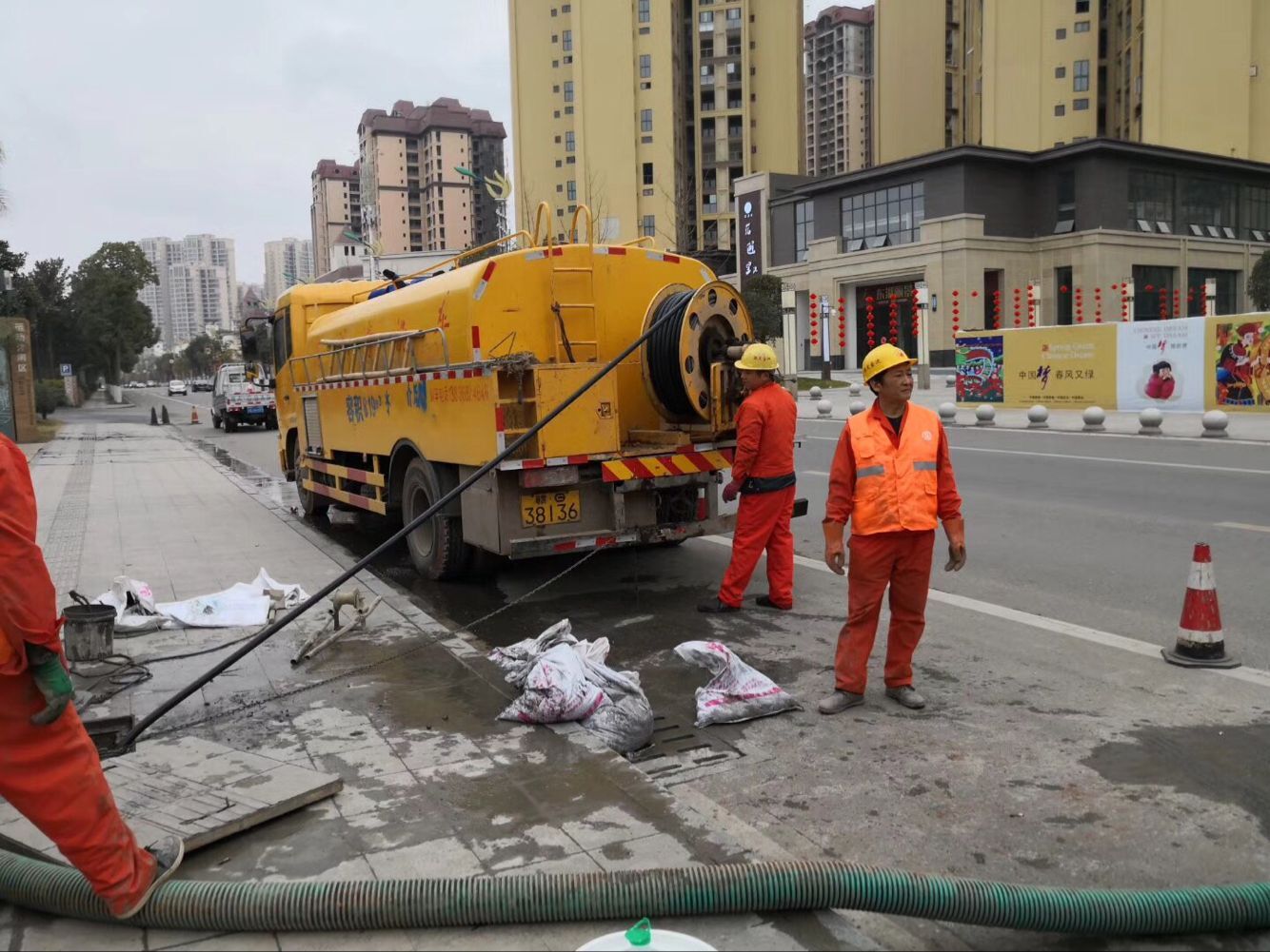 安宁排污管道清淤-管道清洗